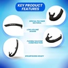 image:imagePalantic Low Volume Flexible Snorkel  Freediving amp Spearfishing Snorkel with Soft Mouthpiece Streamlined Design for Minimal Drag Comfortable amp DurableBlack