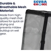 image:imageScuba Choice Mesh Drawstring Bag for Diving amp Snorkeling  Lightweight QuickDry Gear Sack for Mask Fins and SnorkelsShoulder Strap