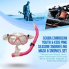 image:imageScuba Choice Snorkeling Mask and Snorkel SetPink