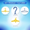 image:imageScuba Choice Wetsuit amp Drysuit Hanger  HeavyDuty Hanger for BCD Wetsuits amp Scuba Gear Storage Drying amp OrganizationBluewide Shoulderyellowantislip