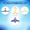 image:imageScuba Choice Wetsuit amp Drysuit Hanger  HeavyDuty Hanger for BCD Wetsuits amp Scuba Gear Storage Drying amp OrganizationYellowwide Shoulderblueantislip