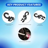 image:imageScuba Diving Hose Holder Clip  Secure Double LPHP Hose Organizer for BCD Setup amp Dive Gear Management  Universal Accessory for Regulator Hoses SnagFree Streamlined ConfigurationBlack