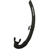 image:imagePalantic Low Volume Flexible Snorkel  Freediving amp Spearfishing Snorkel with Soft Mouthpiece Streamlined Design for Minimal Drag Comfortable amp DurableBlack