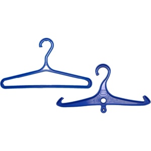 image:imageScuba Choice Wetsuit amp Drysuit Hanger  HeavyDuty Hanger for BCD Wetsuits amp Scuba Gear Storage Drying amp OrganizationBlue Wideshoulderantislip