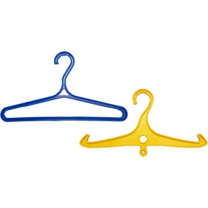 image:imageScuba Choice Wetsuit amp Drysuit Hanger  HeavyDuty Hanger for BCD Wetsuits amp Scuba Gear Storage Drying amp OrganizationBluewide Shoulderyellowantislip