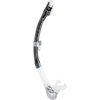 image:imageCressi Foldable Adult Dry Snorkel for Scuba Diving Snorkeling  Alpha Ultra Dry Made in ItalyBlackSilverClear