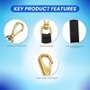 image:imageScuba Choice 35 Brass Swivel Eye Snap Hook Clip 1 129mm Opening325 with strap