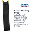 image:imageScuba Choice 35 Brass Swivel Eye Snap Hook Clip 1 129mm Opening325 with strap