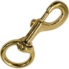 image:imageScuba Choice 46 Brass Swivel Eye Snap Hook Clip  Heavy Duty Marine Scuba Dive Accessory Gear Clip 148mm Opening Solid Brass CorrosionResistant1