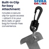 image:imageScuba Choice 5 Aluminum Crab and Lobster Gauge with Clip  Durable Dive Tool for California Measures Lobster 314 and Crab 4 Compact BlackGrey Design5