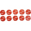 image:imageScuba Choice Cave Diving Line Circle Marker 10pcs PackOrange