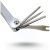 image:imageScuba Choice Compact Multi Dive Tool  Stainless Steel Allen Wrenches Screwdrivers and ORing Pick for Dive Gear Maintenance12in1 Multi Tool