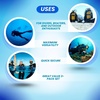 image:imageScuba Choice Diving Butterfly Swivel 325 Brass Bolt Snap Heavy Duty Marine Scuba Accessory Gear Hook Durable Solid Brass Dive Gear Clip3