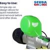 image:imageScuba Choice Diving Tank Valve Cap Protector  Prevents Valve Damage Durable Attachment Line Scuba Gear Protection Essential Accessory for Diving Equipment SafetyGreen