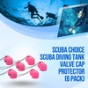 image:imageScuba Choice Diving Tank Valve Cap Protector  Prevents Valve Damage Durable Attachment Line Scuba Gear Protection Essential Accessory for Diving Equipment SafetyPink