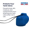 image:imageScuba Choice Diving Tank Valve Cap Protector  Prevents Valve Damage Durable Attachment Line Scuba Gear Protection Essential Accessory for Diving Equipment SafetyBlue