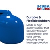 image:imageScuba Choice Diving Tank Valve Cap Protector  Prevents Valve Damage Durable Attachment Line Scuba Gear Protection Essential Accessory for Diving Equipment SafetyBlue
