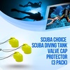 image:imageScuba Choice Diving Tank Valve Cap Protector  Prevents Valve Damage Durable Attachment Line Scuba Gear Protection Essential Accessory for Diving Equipment SafetyYellow
