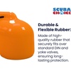 image:imageScuba Choice Diving Tank Valve Cap Protector  Prevents Valve Damage Durable Attachment Line Scuba Gear Protection Essential Accessory for Diving Equipment SafetyOrange