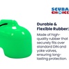 image:imageScuba Choice Diving Tank Valve Cap Protector  Prevents Valve Damage Durable Attachment Line Scuba Gear Protection Essential Accessory for Diving Equipment SafetyGreen