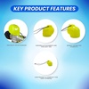 image:imageScuba Choice Diving Tank Valve Cap Protector  Prevents Valve Damage Durable Attachment Line Scuba Gear Protection Essential Accessory for Diving Equipment SafetyYellow