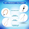image:imageScuba Choice Scuba Diving Adjustable Wrist Lanyard  Dive Tools amp Accessories for Underwater Gear and Cameras  Comfortable Durable TangleFree Safety StrapOrange