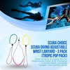 image:imageScuba Choice Scuba Diving Adjustable Wrist Lanyard  Dive Tools amp Accessories for Underwater Gear and Cameras  Comfortable Durable TangleFree Safety StrapTropic Pop Pack