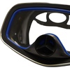 image:imageScuba Choice Scuba Diving Classic Free Dive OneWindow Silicone Purged Mask Black  Tempered Glass Lenses Adjustable Strap Durable Silicone Skirt for Comfort and Clear Visiondive mask