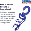 image:imageScuba Choice Scuba Diving Triple Hose Holder Clip  Low amp High Pressure Hose Organizer for Regulators amp Octopus Setup Durable Dive AccessoriesBlue