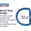 image:imageScuba ChoiceScuba Choice Aluminum BCD DRing SetBlue