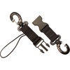 image:imageScuba Clips Lanyard with Dual Clips and Quick Release Buckle Scuba Accessory for Diving Dive Clip for Equipment EssentialsBlack
