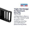 image:imageScuba Diving Aluminum Weight Belt Buckle with 3 SlotsBlack