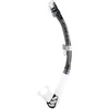 image:imageCressi Foldable Adult Dry Snorkel for Scuba Diving Snorkeling  Alpha Ultra Dry Made in ItalyBlackSilverClear