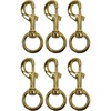 image:imageScuba Choice 46 Brass Swivel Eye Snap Hook Clip  Heavy Duty Marine Scuba Dive Accessory Gear Clip 148mm Opening Solid Brass CorrosionResistant6