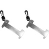 image:imageScuba Choice 5 Aluminum Crab and Lobster Gauge with Clip  Durable Dive Tool for California Measures Lobster 314 and Crab 4 Compact BlackGrey Design5 Pack of 2