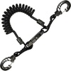 image:imageScuba Choice Scuba Diving Shark Coil Lanyard with 2 Steel Snaps and Quick Release BucklesBlack