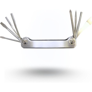 image:imageScuba Choice Compact Multi Dive Tool  Stainless Steel Allen Wrenches Screwdrivers and ORing Pick for Dive Gear Maintenance12in1 Multi Tool