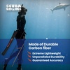 image:imageScuba Choice Carbon Fiber 7 Travel Spearfishing 3Piece Pole Spear Single Flopper Tip One Size Black