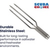 image:imageScuba Choice Lionfish Pole Spear Tip 3Prong Paralyzer Head with Barbs 6 Stainless Steel Replacement Spearfishing Tip 8mm Female Thread for Spearfishing amp Ice Fishing Precision