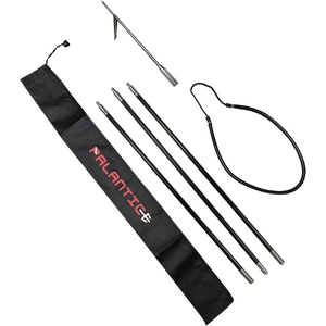 image:imageScuba Choice Carbon Fiber 7 Travel Spearfishing 3Piece Pole Spear Single Flopper Tip One Size Black