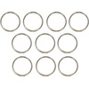 image:imageScuba Choice 38mm Stainless Steel Split Rings for BCD Attachment 10Pcs 23mm Wire Diameter Glossy Finish  Heavy Duty Durable Diving Gear Connectors Equipment