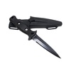 image:imageScuba Choice 85 Spearfishing Dive Knife Low Volume PointTip Black StainlessSteel Blade Sharp 45 Blade Lightweight Sheath amp 2 Straps for Diving Spearfishing and Outdoor Adventures