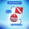 image:imageScuba Choice Diver Below Inflatable Signal Floater with Dive Flag  13 Diameter Red for Safety and Visibility in Water 12 x 11 Flag Durable Easy to Use Ideal Diving Boating amp Water Sports