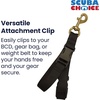 image:imageScuba Choice Diving BC Fin amp Mask Keeper  Quick Release Lanyard with Brass Clip Durable BCD Gear Strap Adjustable Holder for Scuba Mask Fins amp Dive Accessories  Black