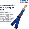 image:imageScuba Choice Diving BC Fin and Mask Keeper with Quick Release Loop Blue
