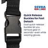 image:imageScuba Choice Diving Dive Black Snappy Coil Camera Lanyard Clip and QB Buckles 13m Coil