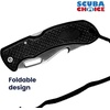 image:imageScuba Choice Foldable BCD Knife  35 CorrosionResistant StainlessSteel Blade Ergonomic NonSlip Handle Compact and Lightweight Ideal for Scuba Diving Spearfishing Survival and Water Sports