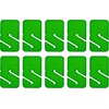 image:imageScuba Choice SCPM5G Cave Diving Line Glow in the Dark Rectangular Marker Pack 10Piece