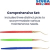 image:imageScuba Choice Scuba Diving Brass ORing Pick Set 3Piece  Durable Brass Tools for Precision Maintenance Prevents Damage to Parts Ideal for ORing Removal amp Replacement