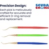 image:imageScuba Choice Scuba Diving Brass ORing Pick Set 3Piece  Durable Brass Tools for Precision Maintenance Prevents Damage to Parts Ideal for ORing Removal amp Replacement